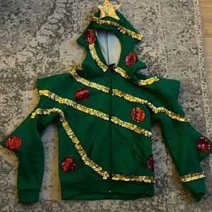 Teen Christmas Tree Hoodie